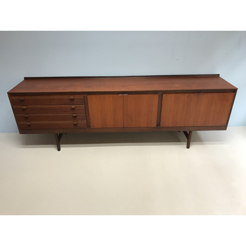 Vintage scandinavian sideboard in rosewood and teak