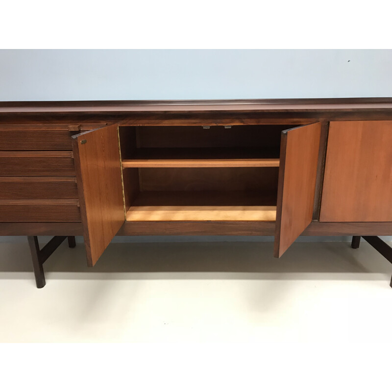 Vintage scandinavian sideboard in rosewood and teak