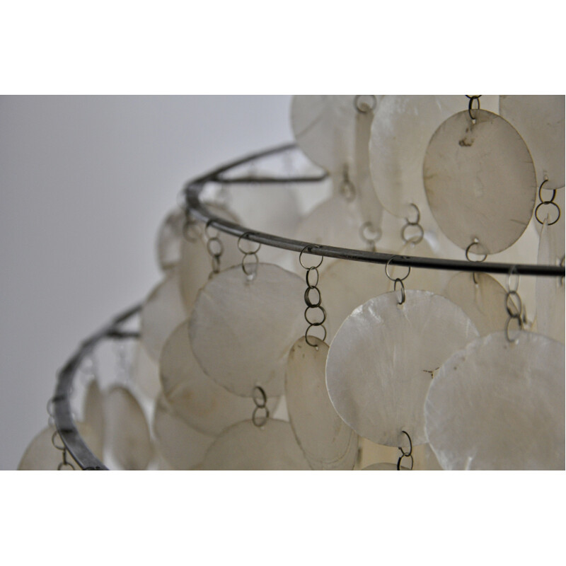 Vintage chandelier "FUN 1 DM" by Verner Panton for Luber