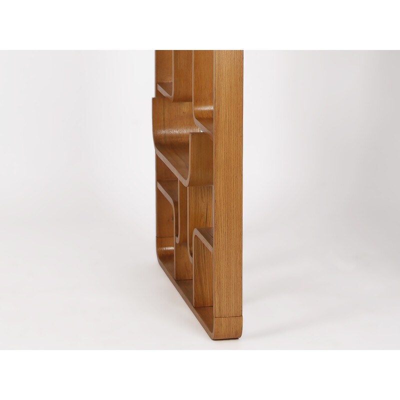 Vintage room divider with shelves by Ludvik Volak