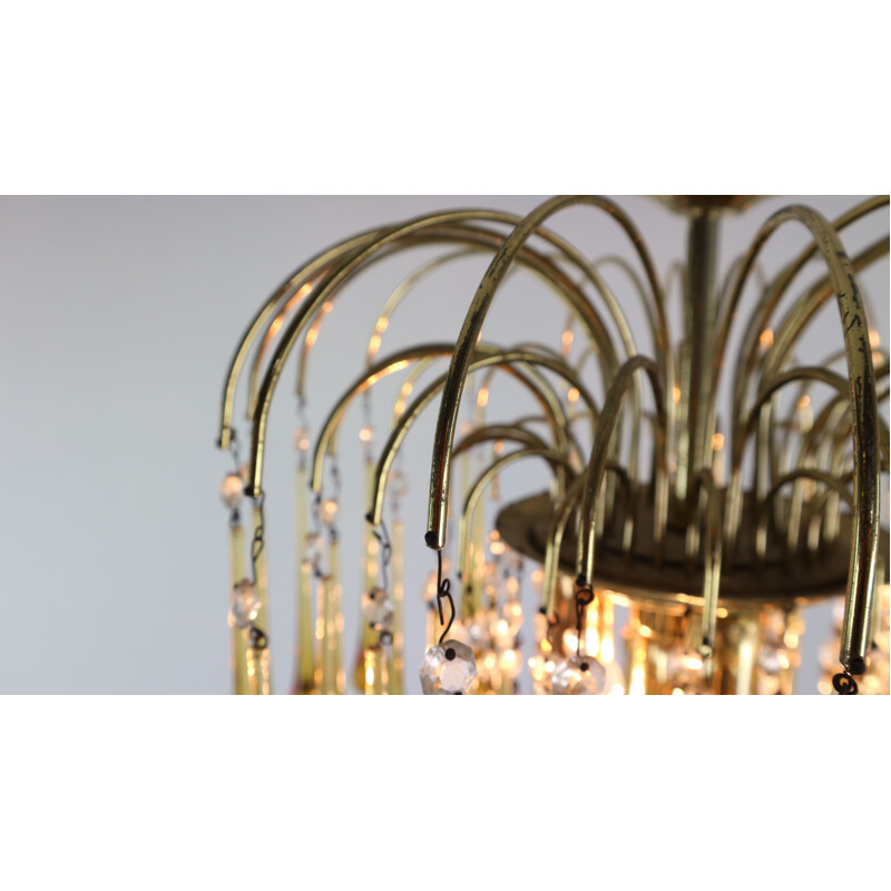 Vintage chandelier in Murano glass by Paolo Vanini