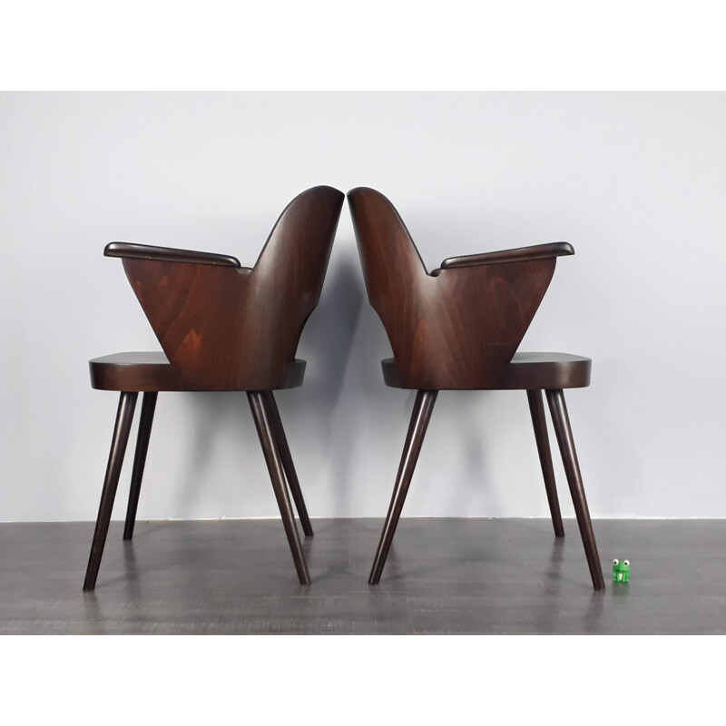 Set of 2 vintage chairs by Oswald Haerdtl