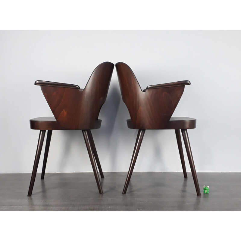 Suite de 2 chaises vintage par Oswald Haerdtl