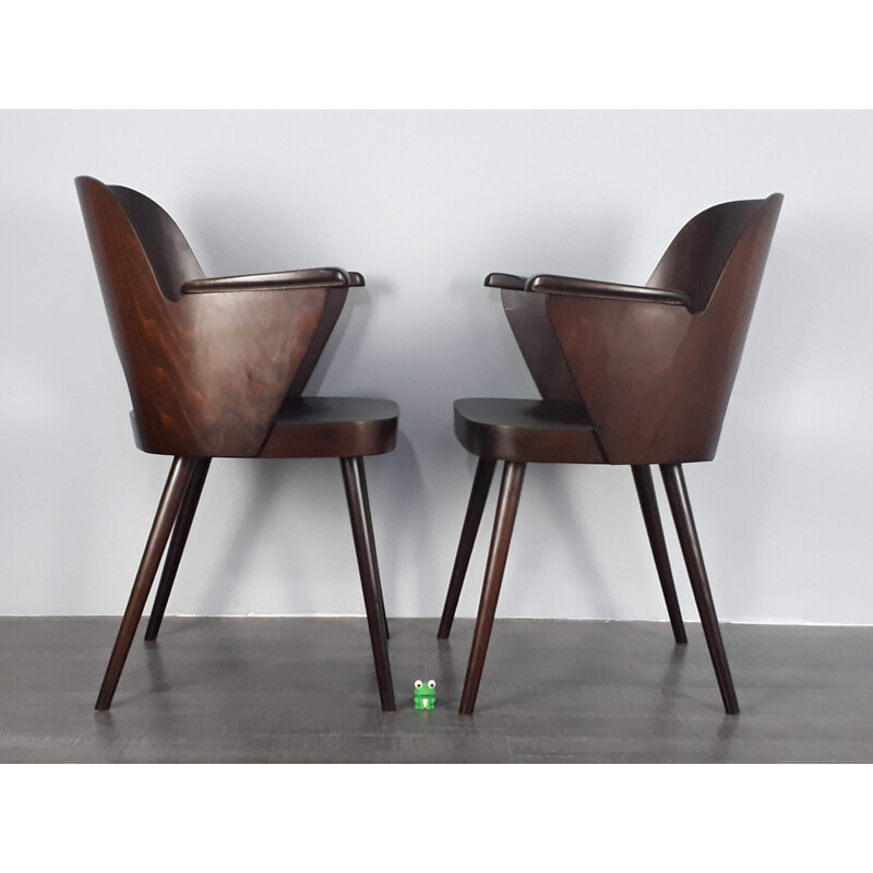 Suite de 2 chaises vintage par Oswald Haerdtl