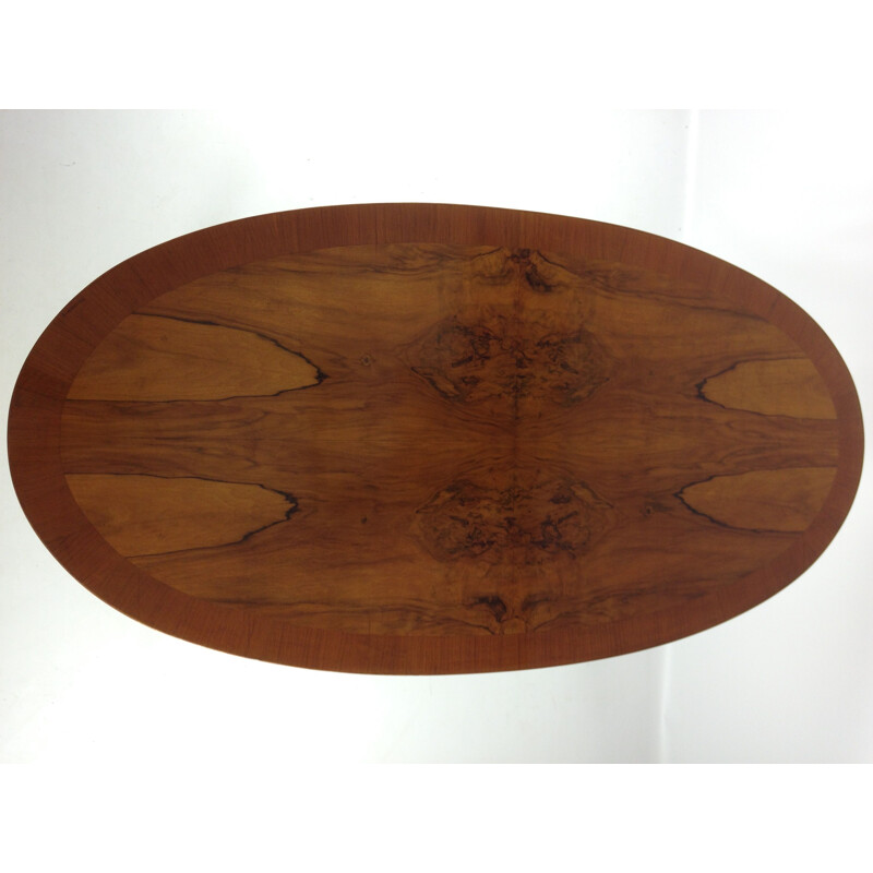 Vintage Italian walnut dining table