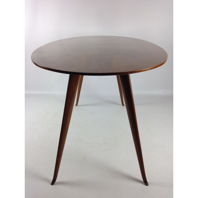 Table vintage en noyer italien