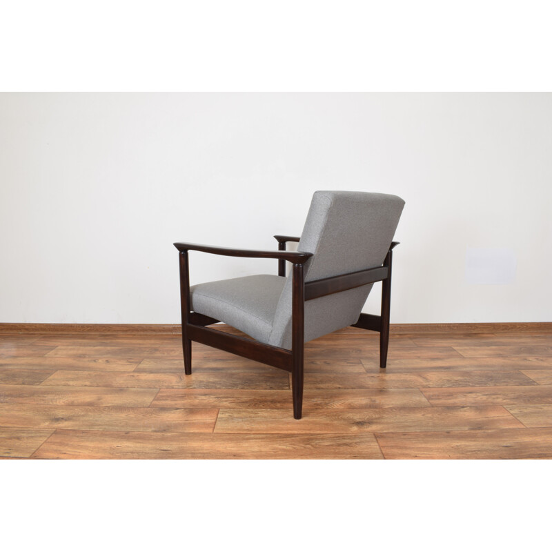 Vintage Polish GFM 142 armchair by Edmund Homa