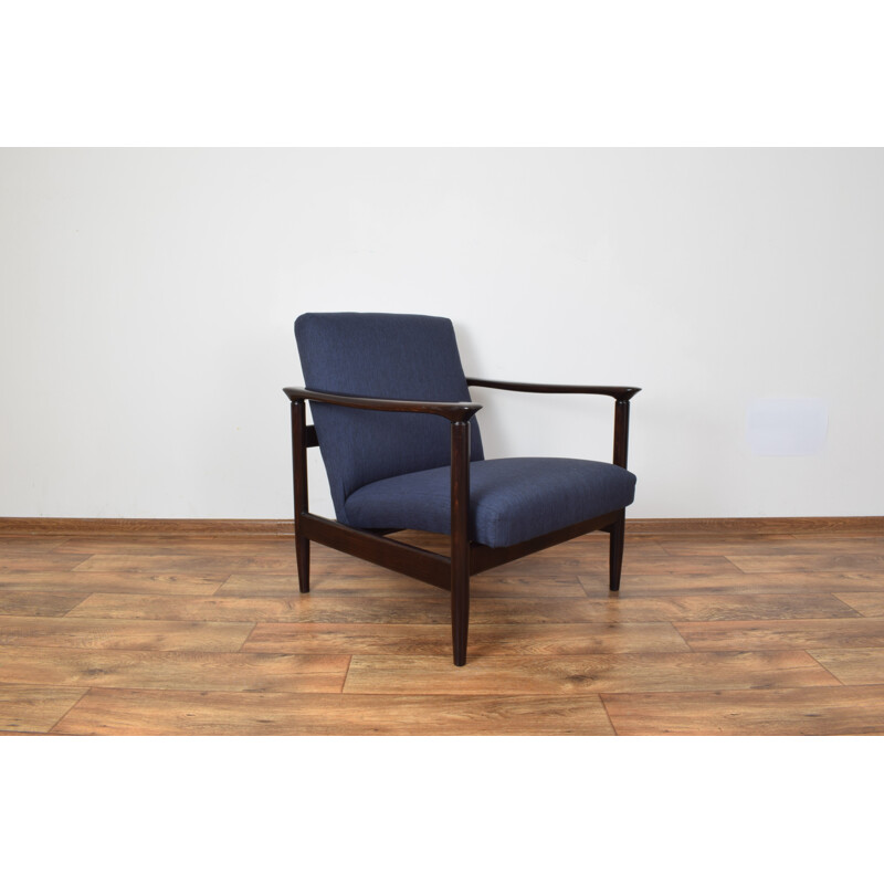 Vintage Polish GFM 142 armchair by Edmund Homa