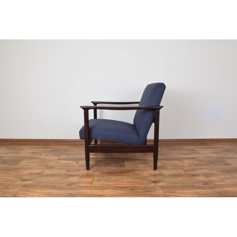 Vintage Polish GFM 142 armchair by Edmund Homa