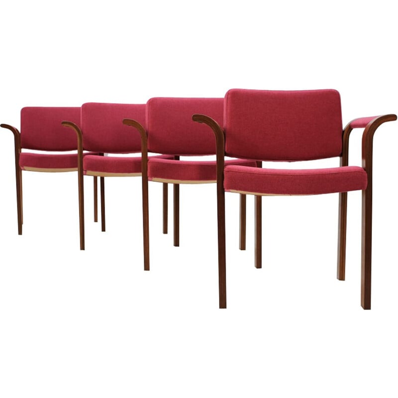 Set of 4 vintage chairs by Rud Thygesen and Johnny Sørensen for Magnus Olesen