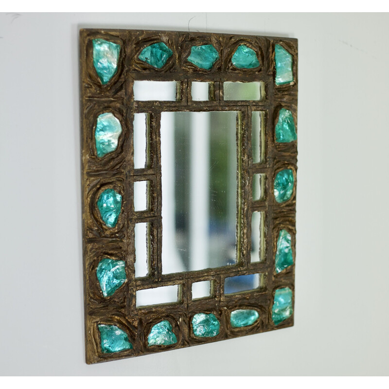 Vintage mirror in resin