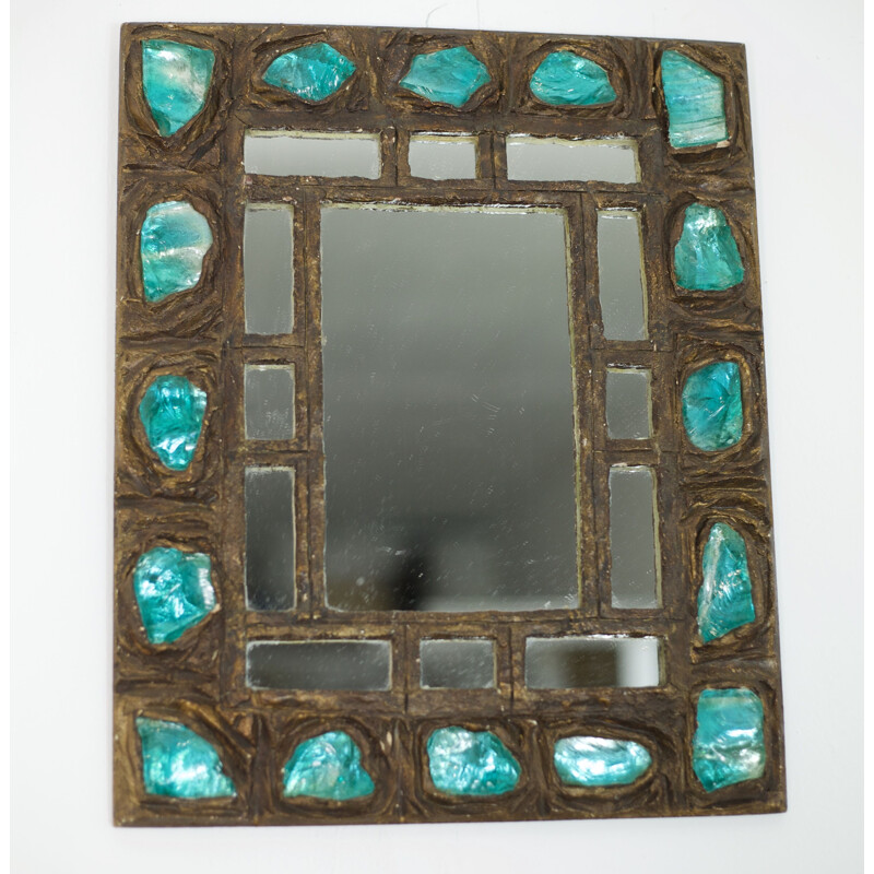 Vintage mirror in resin