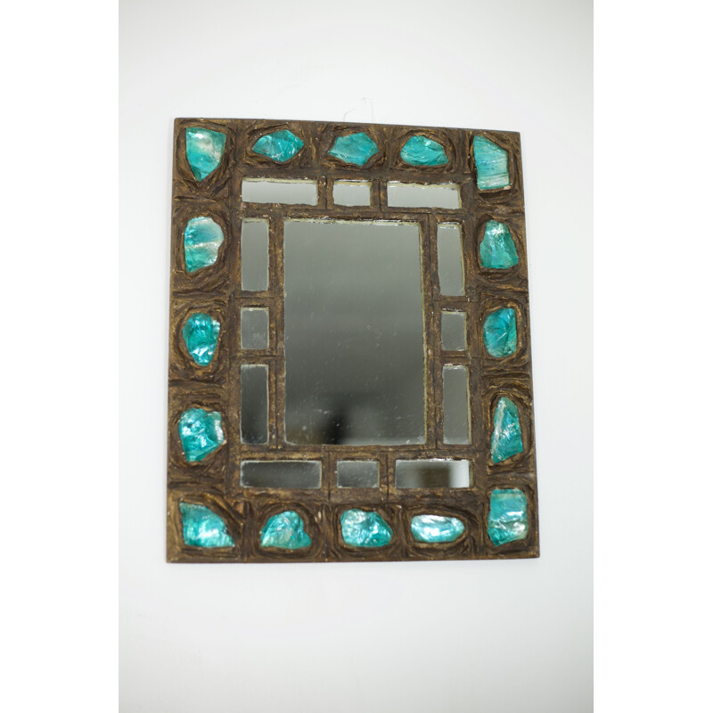 Vintage mirror in resin