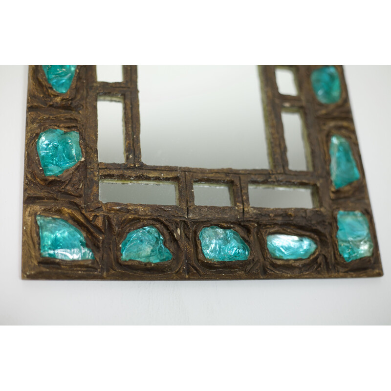 Vintage mirror in resin