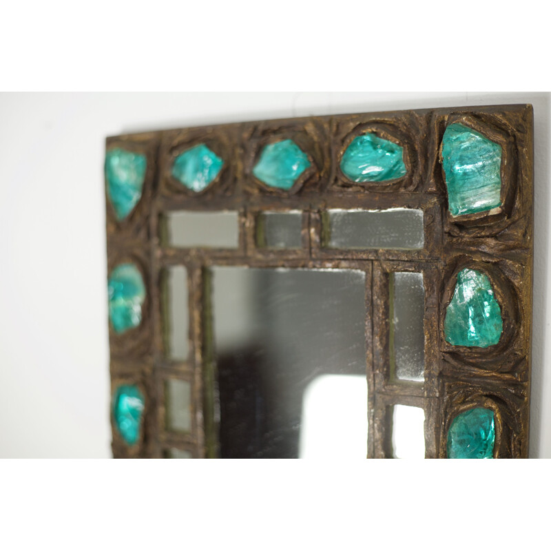 Vintage mirror in resin