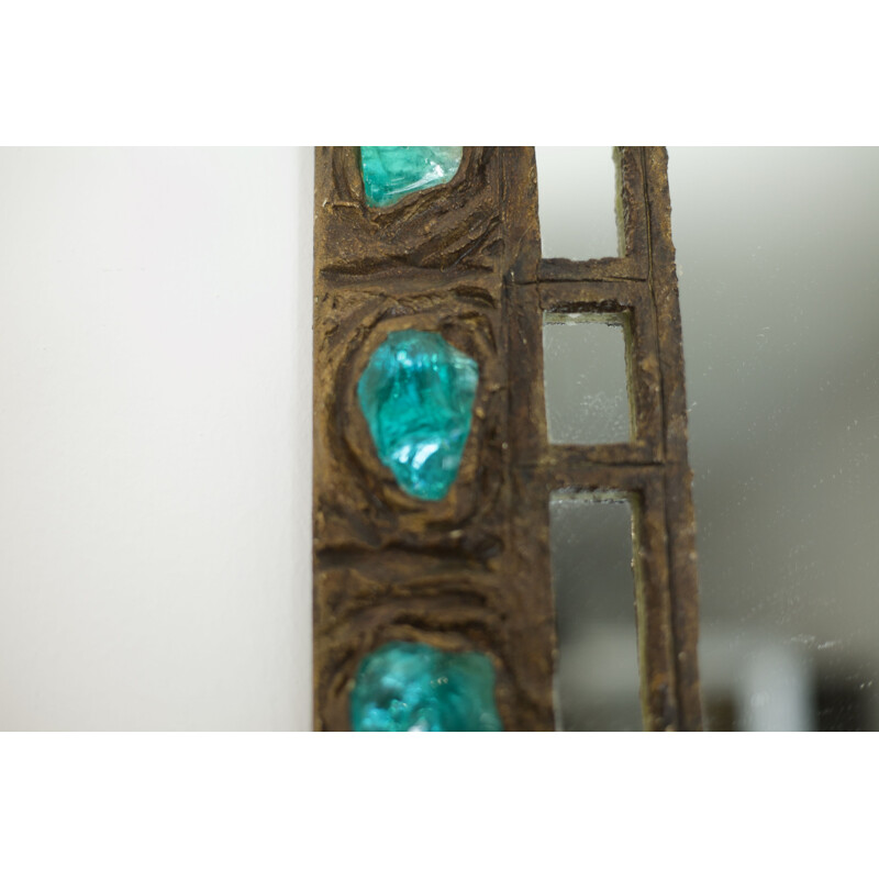 Vintage mirror in resin