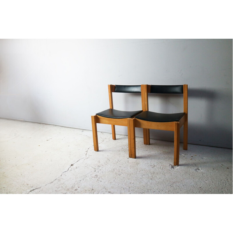 Set of 4 vintage chairs by Clive Bacon for V&A