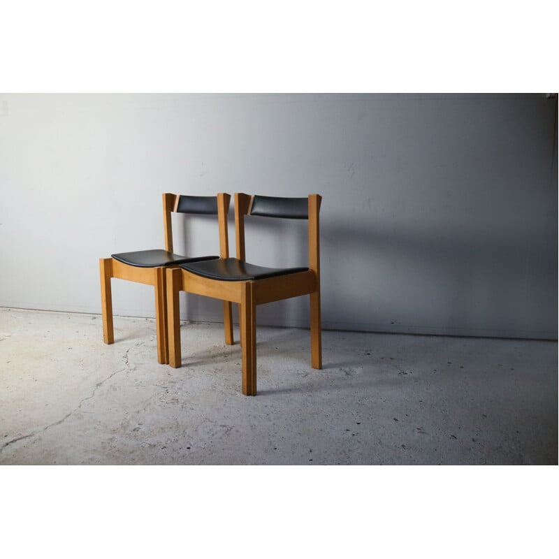 Set of 4 vintage chairs by Clive Bacon for V&A