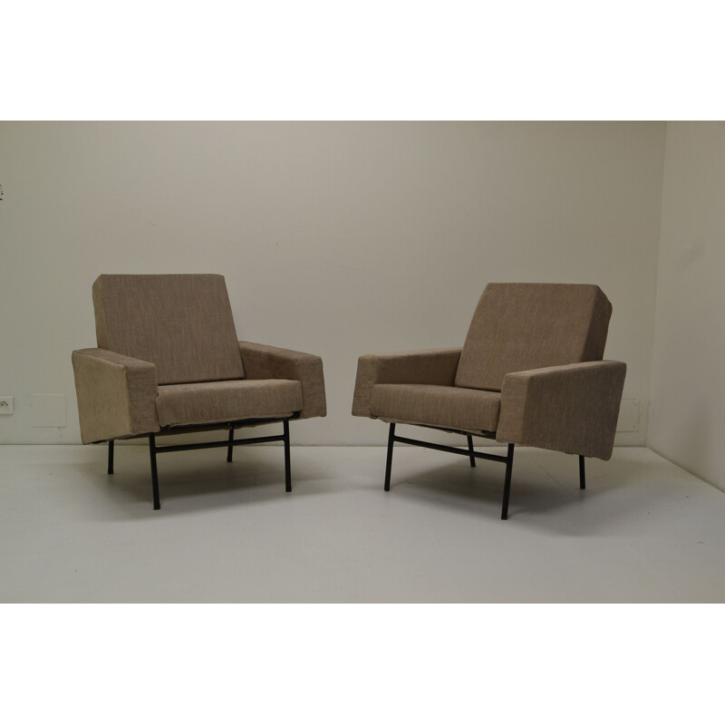 Suite de 2 fauteuils vintage par Pierre Guariche pour Airborne