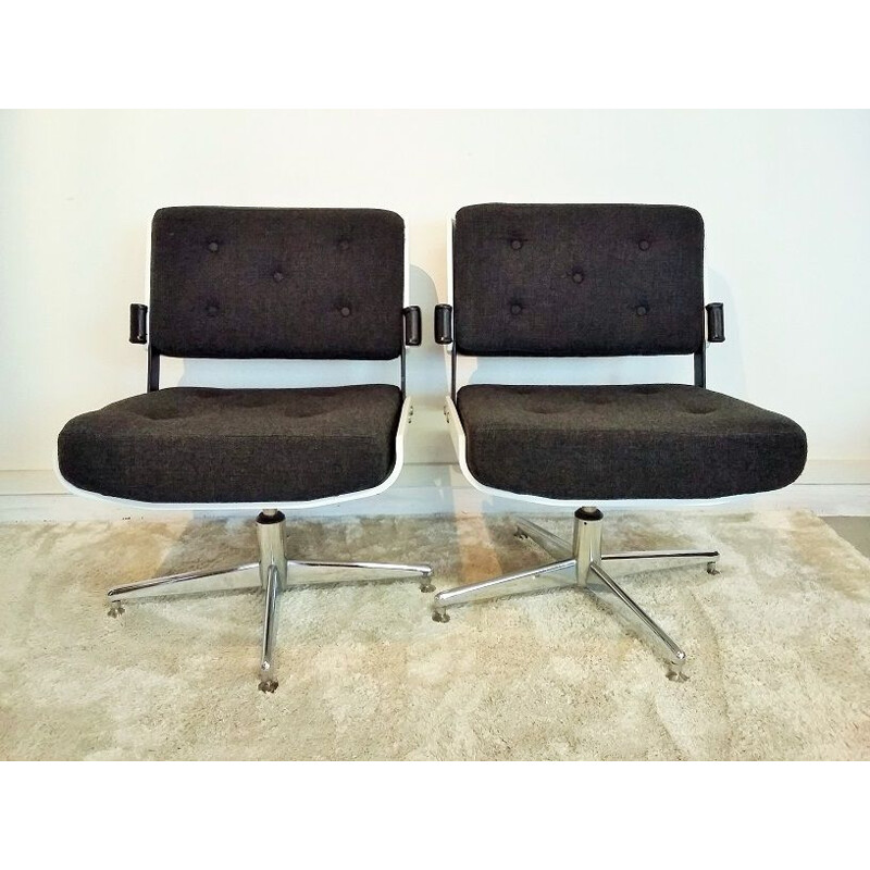 Set of 2 vintage low chair for Moderntube 1970