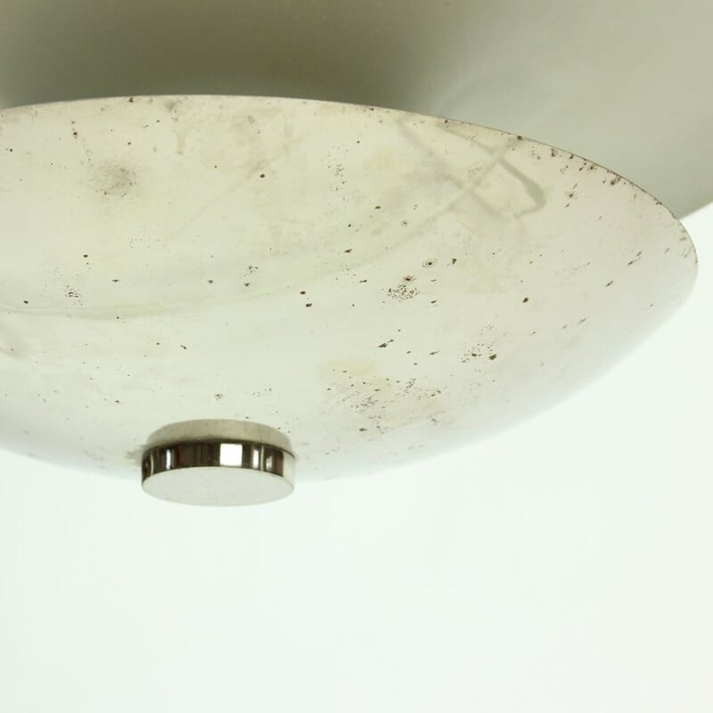 Vintage Czech ceiling light in chrome by Franta Anyz