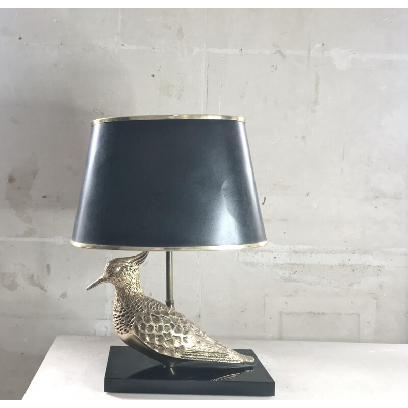 Vintage lamp in solid brass by Maison Jansen