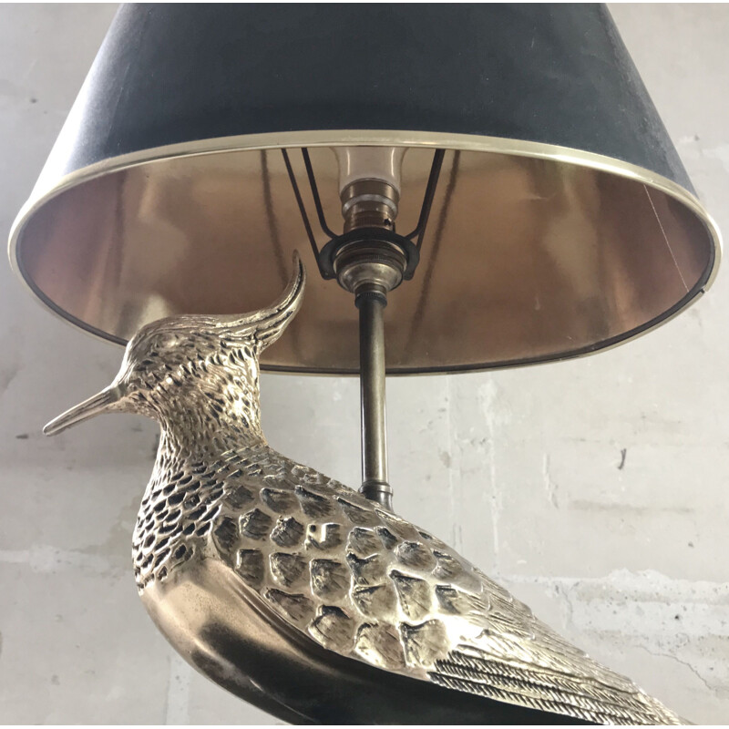 Vintage lamp in solid brass by Maison Jansen