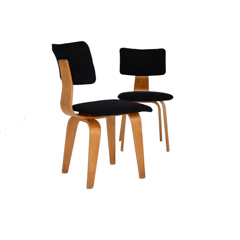 Pair of vintage SB02 chairs by Cees Braakman 