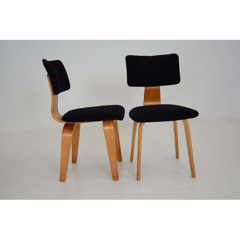 Pair of vintage SB02 chairs by Cees Braakman 