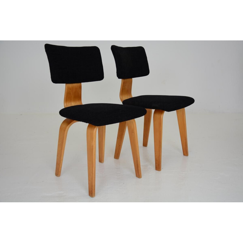 Pair of vintage SB02 chairs by Cees Braakman 