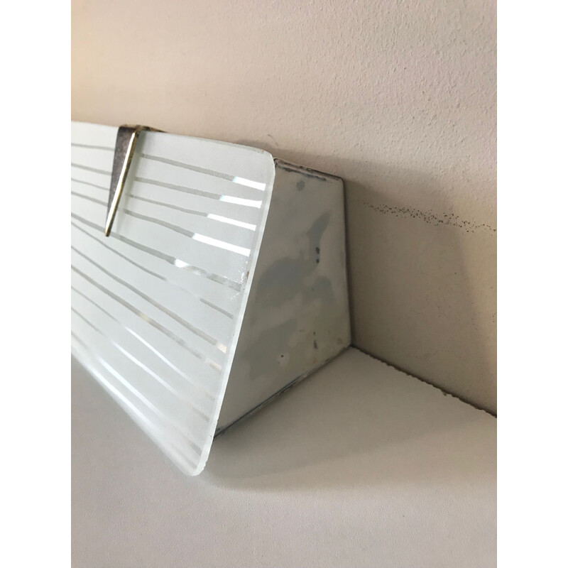 Vintage Arlus Wandleuchte aus Aluminium