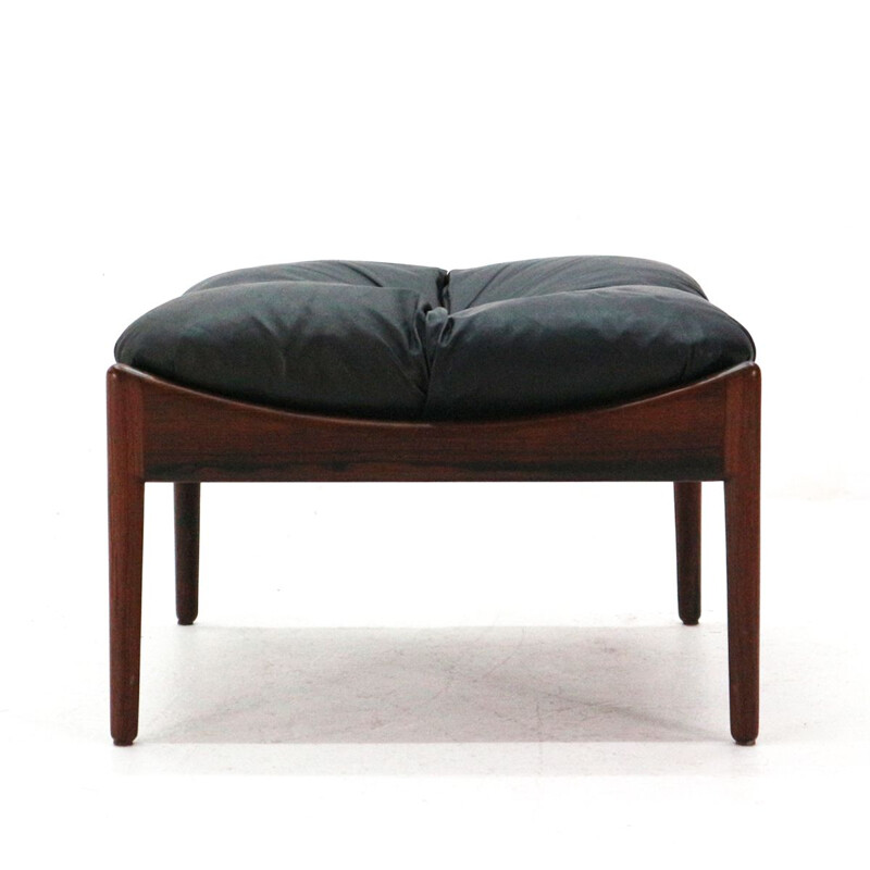 Black Modus stool in rosewood by Kristian Vedel