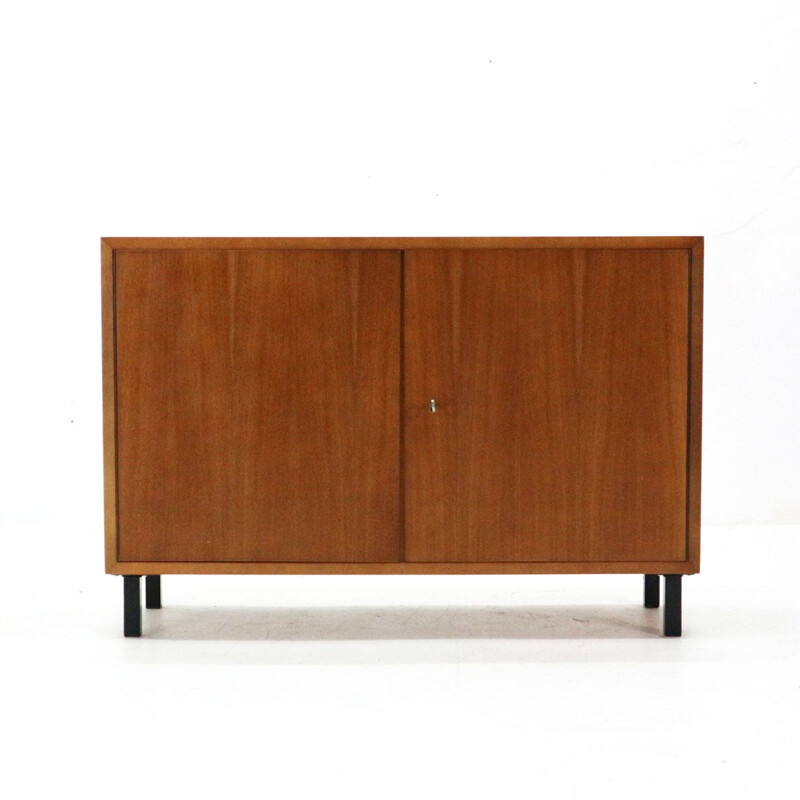 Vintage small chest of drawers in walnut