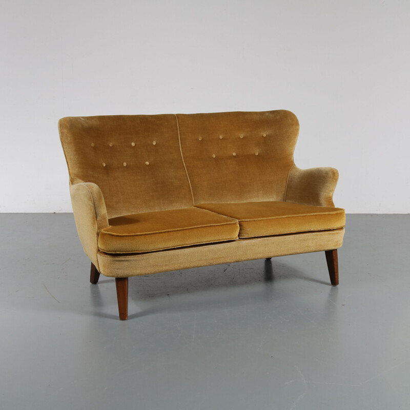 Vintage Dutch 2-seater sofa by Theo Ruth for Artifort