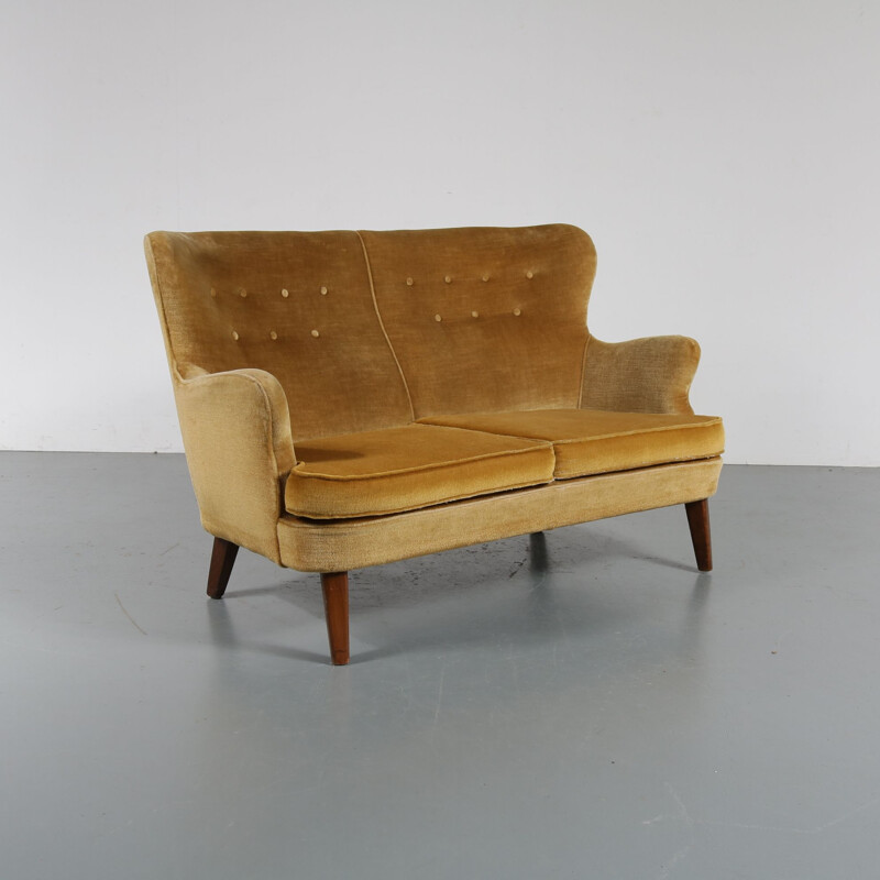 Canapé 2 places vintage hollandaise par Theo Ruth pour Artifort