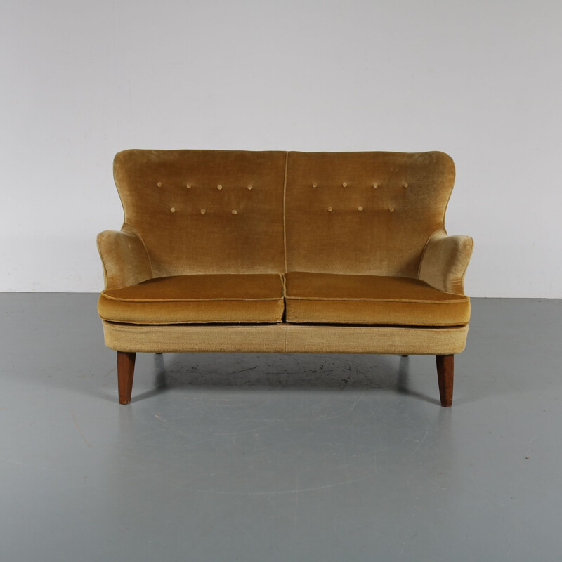 Vintage Dutch 2-seater sofa by Theo Ruth for Artifort