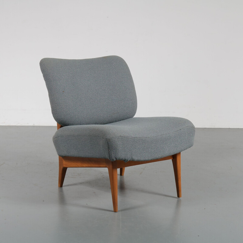 Fauteuil lounge vintage hollandais par Theo Ruth