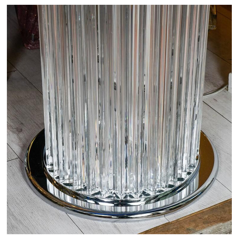 Suite de 2 lampadaires en verre de Murano