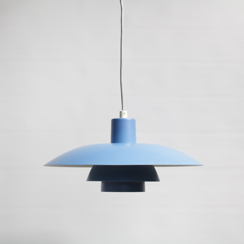 Vintage blue pendant lamp "PH43" by Poul Henningsen