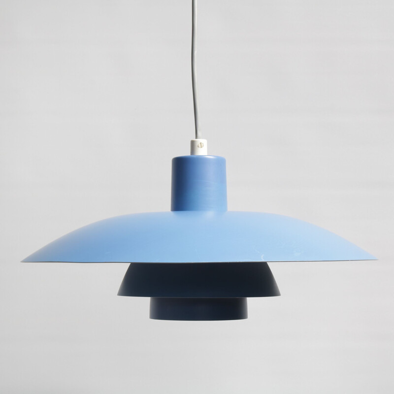 Vintage blue pendant lamp "PH43" by Poul Henningsen