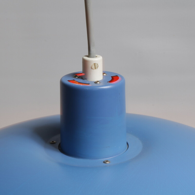 Vintage blue pendant lamp "PH43" by Poul Henningsen