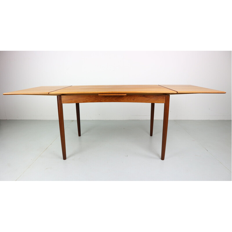 Table vintage danoise extensible en teck