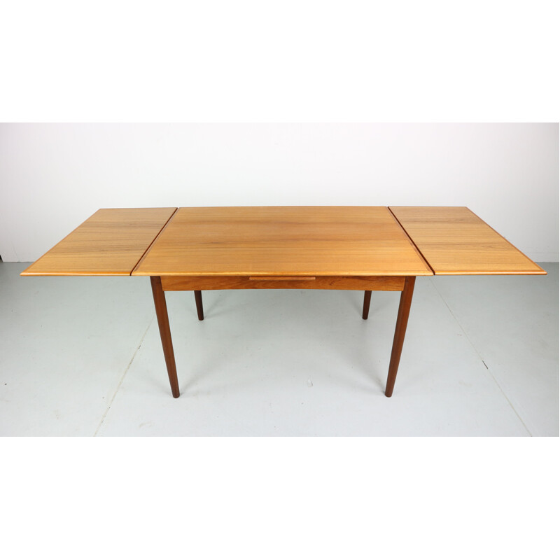 Table vintage danoise extensible en teck