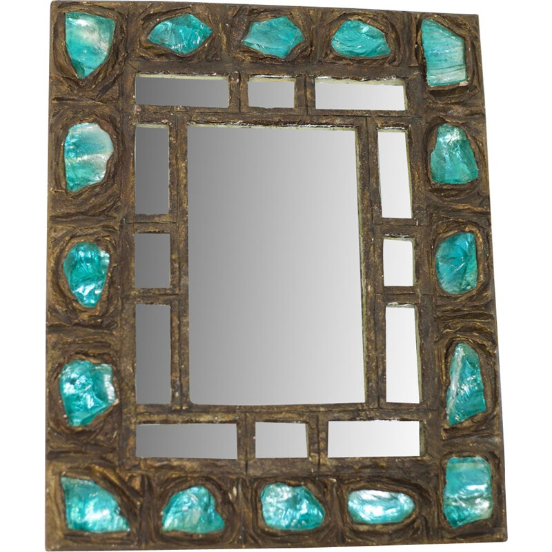 Vintage mirror in resin