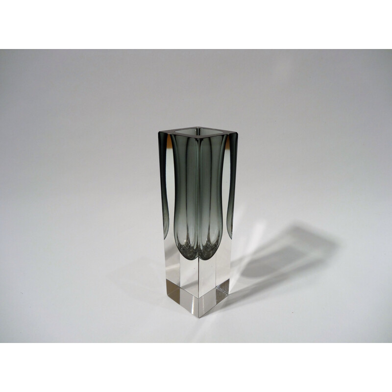 Vintage vase in murano glass by Alessandro Mandruzzato