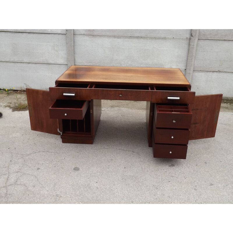 Vintage desk in rosewood by Speich Frères Paris