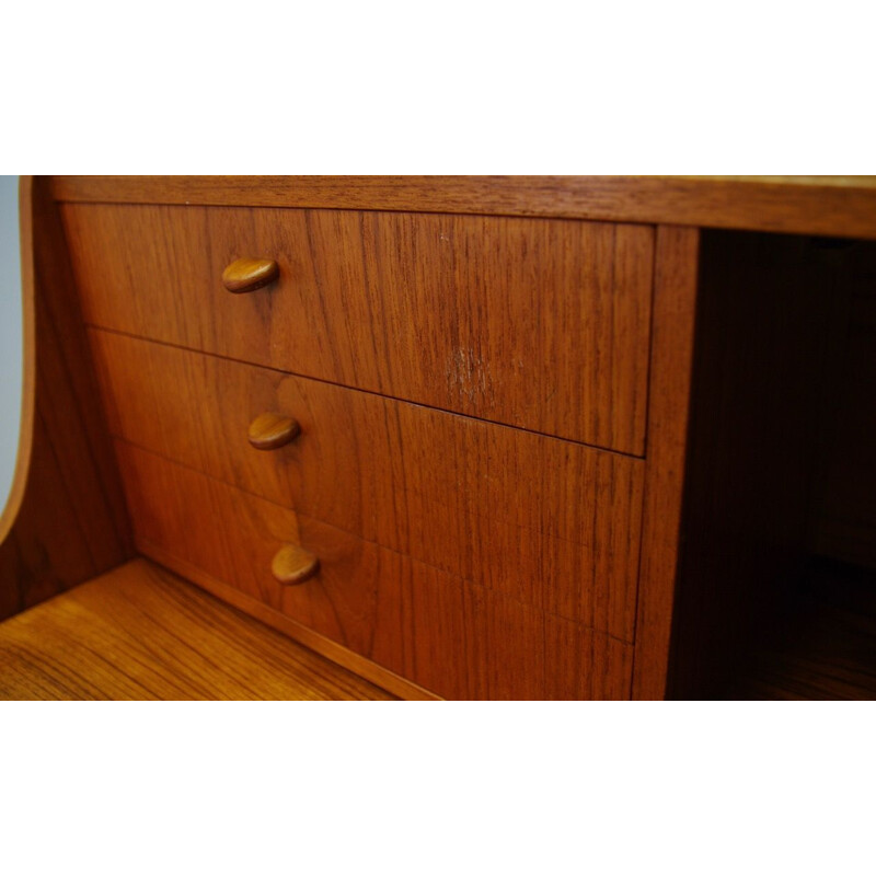 Vintage Danish secretary in teak