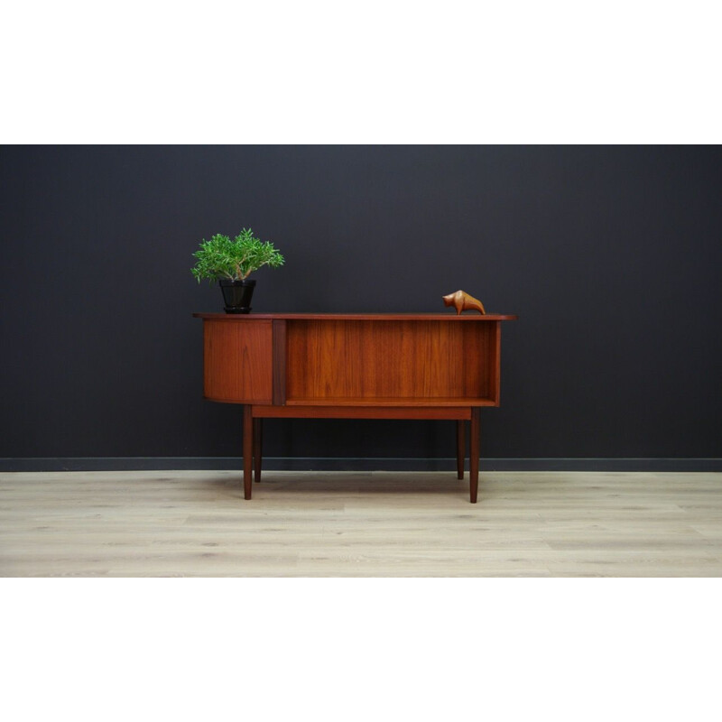 Vintage Danish writing desk in teak