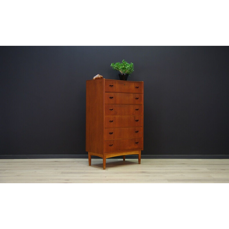 Vintage Danish chest of drawers in teak