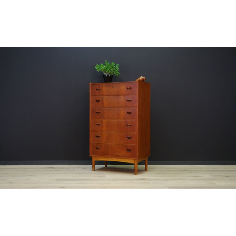 Vintage Danish chest of drawers in teak